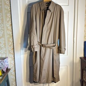 NWOT Tan Men’s Trench Coat